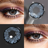Colored Contact Lenses Big Eye Girl Black Blue Brown Coffee Color Contacts Eye Lens Eyes Half Year 2Pcs