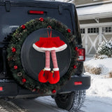 Leg Shaped Car Hanging Ornaments Novelty Funny Christmas Car Decor Unique Auto Interior Pendant Leg Shaped Ornament Xmas