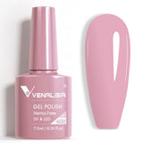 Nail Gel Polish 7.5ml HEMA/TPO FREE Red Sparkle Sequin Gel Nails Beautiful Semi Permanent Soak Off UV LED Gel Polish
