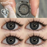 1 Pair Blue Colored Contact Lenses for Eyes Natural Brown Contact Lenses Fashion Lenses Brown Eye Lens Softlenses