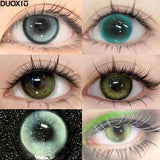 2pcs/pair Colored Contact Lenses for Eyes Gray Pupils Lens Fashion Blue Eye Contacts Green Lenses Brown Lenses Yearly