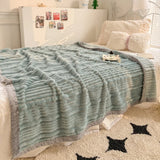 Winter Blanket Thickened Warm Fluffy Wool Leisure Blanket Home Thick Soft Bed Cover Knee for Office Sofa Coral Fleece Bedding