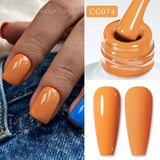 10ml Red Series Gel Nail Polish Winter Dark Red Glitter Nail Art Varnish Semi Permanent Soak Off UV LED Gel