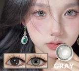 2pcs New Fashion Blue Colored Contacts Lenses for Eyes Brown Eyes Contacts Lenses Yearly Cosmetic Brown Contact Lenses