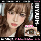 New Colored Contact Lenses 2pcs Fashion Blue Eyes Contacts Gray Beauty Pupils Brown Colorful Makeup Contact Green Lens