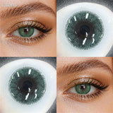 Colored Contact Lenses Big Eye Girl Black Blue Brown Coffee Color Contacts Eye Lens Eyes Half Year 2Pcs