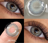 1pair Natural Color Contact Lenses for Eyes Fashion Blue Lenses Gray Pupils Brown Lenses Yearly Cosmetic Green Contacts