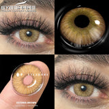 Natural Colored Eye Lenses 1pair Gray Pupils Lenses Blue Contact Lenses Brown Contacts Yearly Cosmetic Green Eye Lens