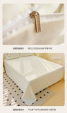 3/4Pcs Washed Cotton Skin-friendly Soft Princess Rose Towel Embroidery Flowers Bedding Set Soft Duvet Cover Bed Sheet Pillowcase