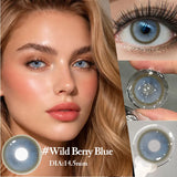 2pcs Purple Fashion Colorld Contact Lenses For Eyes Pupils Natural Lenses Eyes Brown Lenses Blue Eyes Green Lense Makeup