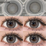 1 Pair Colored Contact Lenses Pink Contact Lenses Purple Fashion Makeup Contact Lenses Eye Cosplay Lenses Yearly Use