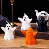 Halloween 3D Ghost Silicone Candle Mold Multi Style Spectre Soap Resin Mould Chocolate Cake Decor Painting Plaster Festival Gift