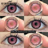 Halloween White Colored Contact Lenses Cosplay Crazy Red Contact Lenses Black Anime Eye Lenses White Beauty Makeup Lens