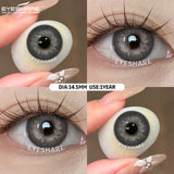1pair Color Contact Lenses with Eyes Natural Blue Contact Lenses Brown Pupils Beauty Gray Lenses Yearly Green Contacts