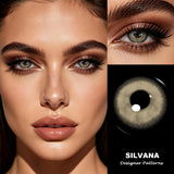 Brown Colored Contact Lenses with Prescription Half Yearly Wear Beauty Lens All Match Eye Makeup Contacts