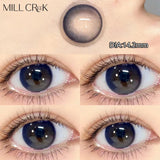 1 Pair New Eyes Contacts Lenses with Myopia Diopter Eyes Colored Lens Makeup Beauty Pupil Annual Use Fast Shipping
