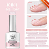 10ml Green Wormhole Cat Magnetic Gel Nail Polish 9D Glitter Soak Off UV LED Nail Art Varnish Manicure DIY At Home