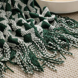 1PC Acrylic knitted blanket, office blanket shawl, soft and comfortable sofa blanket bed end cover towel