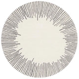 Home Thicken Non-slip Mat Modern Minimalist Carpets for Living Room Fluffy Soft Bedroom Decor Stripe Carpet Large Area Round Rug