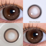 Prescription Contact Lenses Myopia Lenses with Diopters Natural Pupils Color Contact Lenses for Eyes Brown Lenses 2pcs