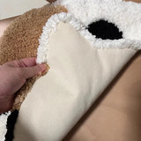 Cute Tufting Cat Tail Seat Mat Cushion Soft Fluffy Cartoon Stool Chair Sofa Pad Decoration Home Office Decor 57x36cm