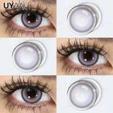NEW Color Contact Lenses Beauty Brown Pupils Natural Black Contact Lenses Soft Colorful Makeup Eyes Gray Lenses Natural