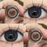 1 Pair New Natural Contact Lenses for Eyes Soft Brown Lenses Myopia Degree -0.00to-8.00 Beauty Pupil Makeup Free Shipping