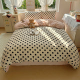 New Style of Light and Fresh Thickened High-weight Milk Fleece Quilt Cover  Autumn and Winter Warm Duvet Covers