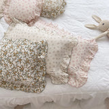 INS Ruffle Edge Gauze 100% Cotton Princess Pillow Case 30X50 48X74cm Breathable Pillowcase Decorative for Home Bedding Bedroom