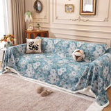 Rural Fully Covered Tassel Sofa Towel Four Seasonal Universal Sofa Cushions Cover Towel Three Person Couch Cover Cloths