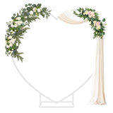 Ikeehome  Heart Shape Metal Wedding Balloon Arch Backdrop Stand Frame Party Decoration Flowers Background Stand