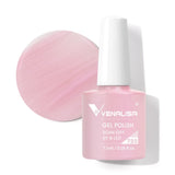 Nail Gel Polish 7.5ml HEMA/TPO FREE Red Sparkle Sequin Gel Nails Beautiful Semi Permanent Soak Off UV LED Gel Polish