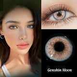 14.2mm Yearly Disposal Colored Contact Lenses Enlarging Effect Soft Lens For Daily Makeup Eye Contacts