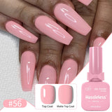Single-use gel nail polish, 15ml each, requires LED lighting, solid color, a must-have for manicures | Vibrant nail colors | Nai