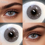 Natural Ocean Blue Half Yearly Colored Contact Lenses 14.2mm Small Pupil Eye Beauty Cosmetic Contacts For Daily Makeup