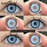 Halloween White Colored Contact Lenses Cosplay Crazy Red Contact Lenses Black Anime Eye Lenses White Beauty Makeup Lens