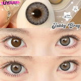 1 Pair Big Eye Color Lens Makeup Colorcon Brown Natural Color Eye Contacts Black Lenses y2k Korean Green Pupils