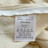 Girls Pleat Cotton Bedding Set Solid Bed Linen King Queen Double Size Duvet Cover Sets
