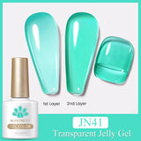 10ml Blossoming Gel Nail Polish Clear Watercolor Spreading Effect Functional Gel Easy To Apply Nail Art Design Home