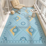 Home Anti-fouling Oil-proof Kitchen Floor Mat Decoration Balcony Waterproof Non-slip PVC Carpet Easy Clean Rug ковер Tapis 러그