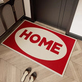 Simple Designed Wire Loop Welcome Entryway Door Mat Absorbent Dirt Resist Non-Slip Backing Doormat For Front Door Decor