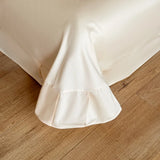 Embroidery Cotton Bedding Set Underwear Duvet Cover Set Bed Linens Solid Color RU SEA EU AU Size