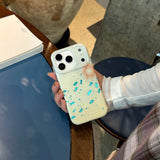 Cute IMD Bling Blue Foil Fish Phone Case for IPhone 15 16 Pro Max 17 Promax 14 Pro Max Shockproof Fish Soft Back Funda Cover