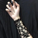 1 Sheet Herbal Finger Tattoo Sticker Waterproof and Long-lasting Temporary Tattoo