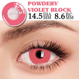 1 Pair Halloween Cosplay Contact Lenses  Rubi Ruby Cosplay Pink Lenses Purple Anime Lenses