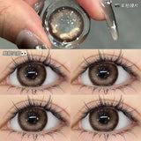 2Pcs Natural Color Contact Lenses for Eye with Myopia Power High Quality Eyes Contacts Lens Beautiful Pupil
