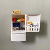 Creative Cute Mini White Refrigerator Personality Decoration Decoration Home Photos Refrigerator Magnets