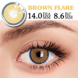 2Pcs/Pair Natural Color Contact Lenses For Eyes New Flare Colorcon Lenses Beauty Eye Color Contacts Natual Look Cosmetic