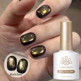 10ml Cat Magnetic Eye Gel Polish Glass Bead For Autumn Winter Crystal Semi Permanent Glitter Soak Off HEMA/TPO FREE