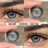 1 Pair Colorful Contact Lenses Natural Eye Makeup Contacts Lens for Eyes Korean Soft Lens Cosmetic Pupils Color Eye Len